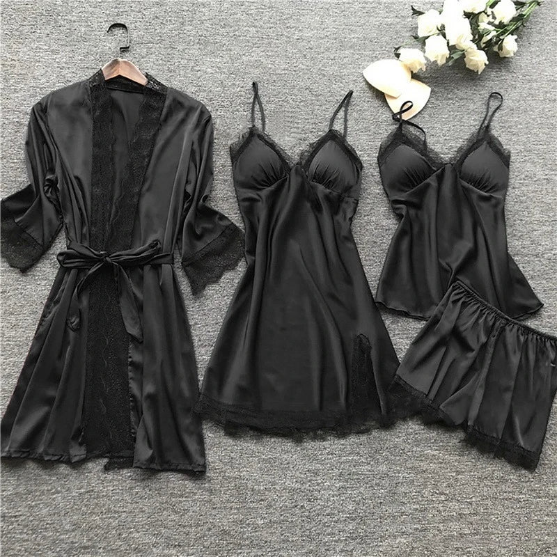 Norvielle Damen Schlafanzug Set