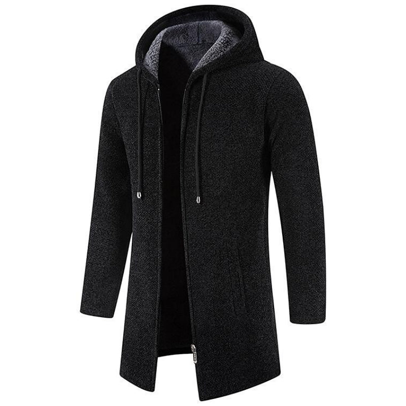 Herren Strickjacke Kapuzenjacke Lang - Norvielle