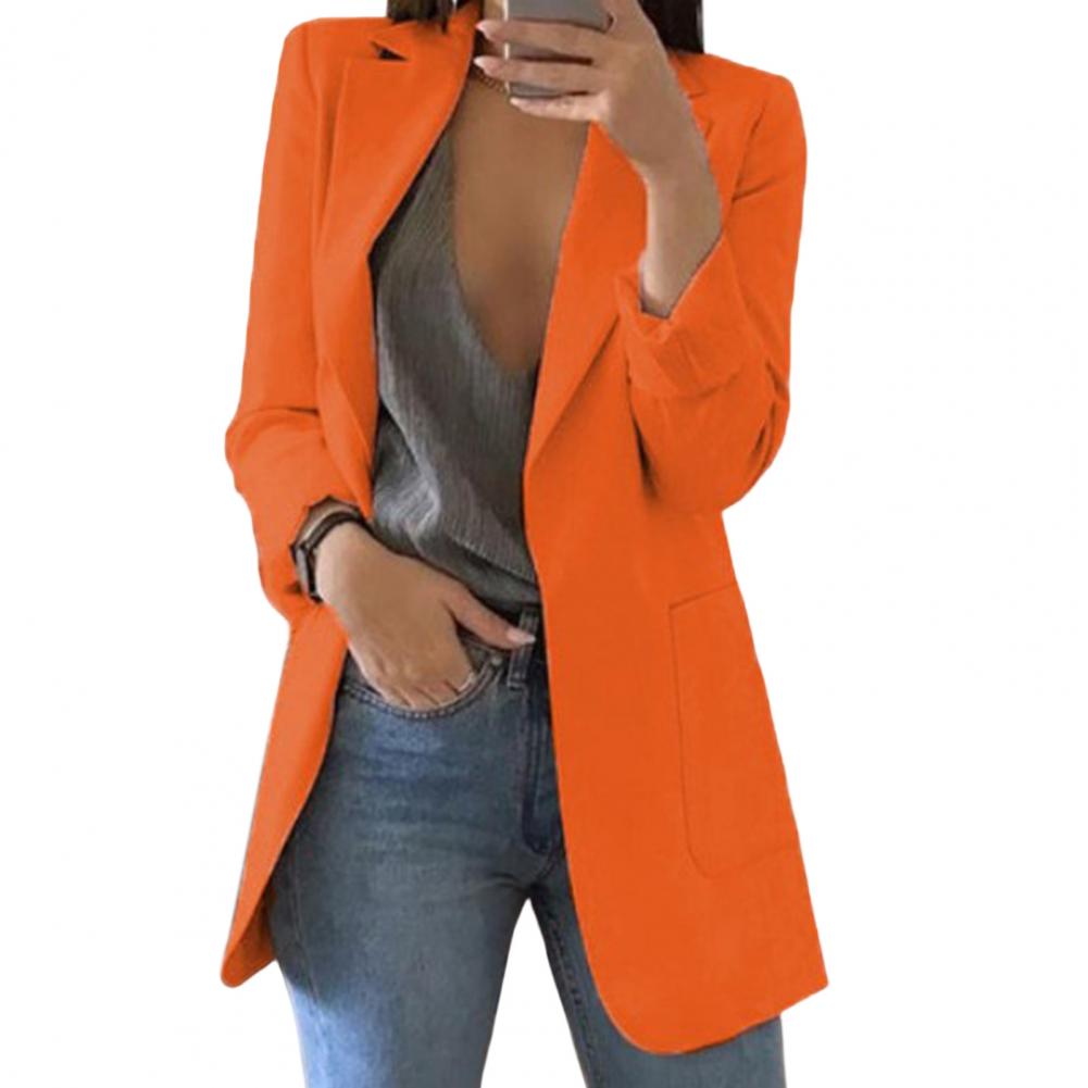 Damen Elegant Blazer Lang