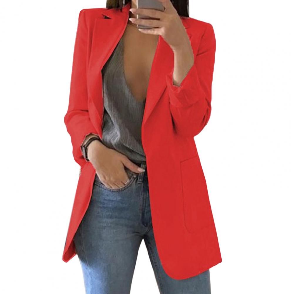 Damen Elegant Blazer Lang