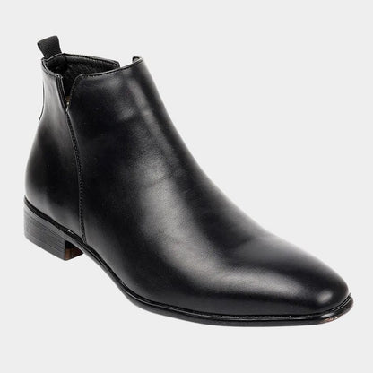 Herren Stiefel Glatte Schaftform Elastischer Seiteneinsatz