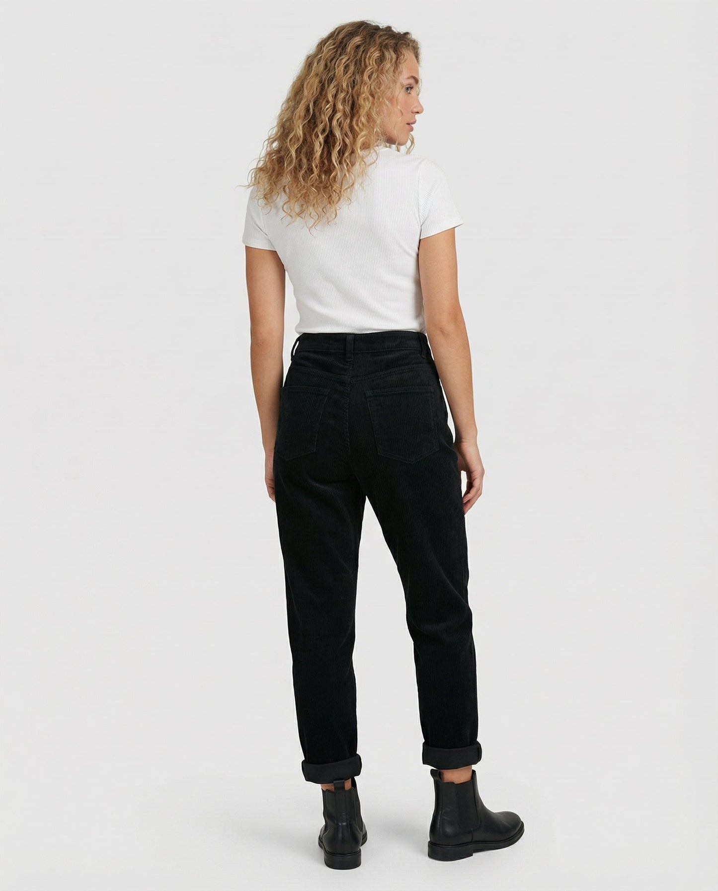 Damen Cordhose Komfort Beige