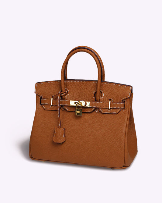 Damen Lederhandtasche Groß - Eveloria
