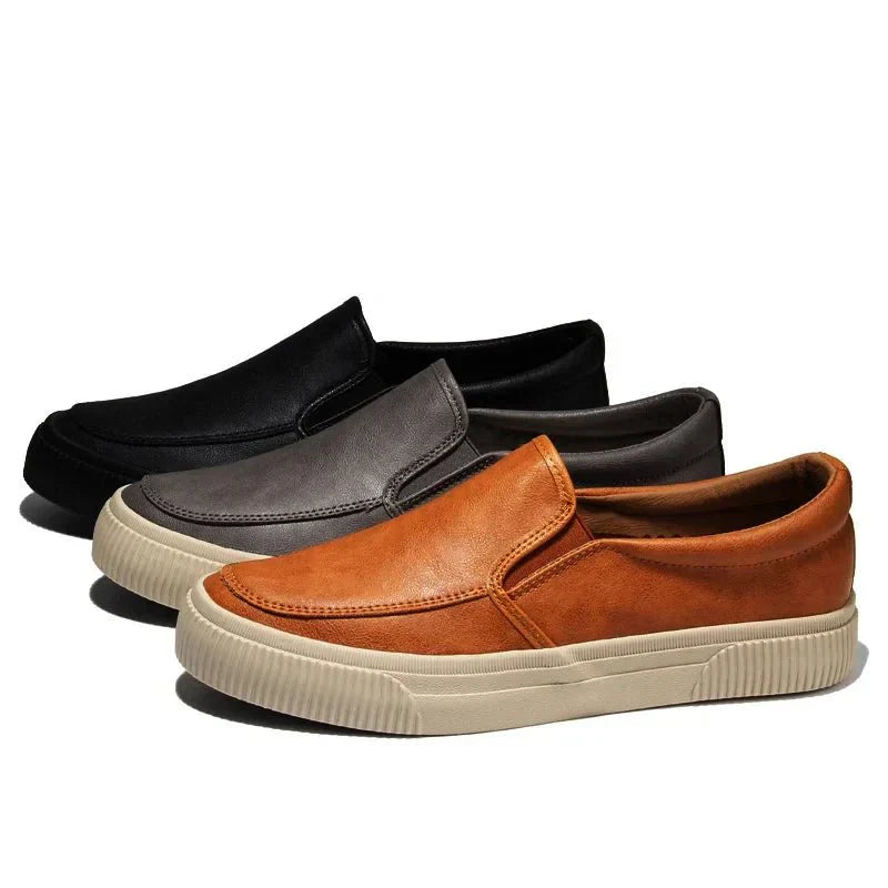 Herren Lederschuhe Bequem Gummisohle - Norvielle
