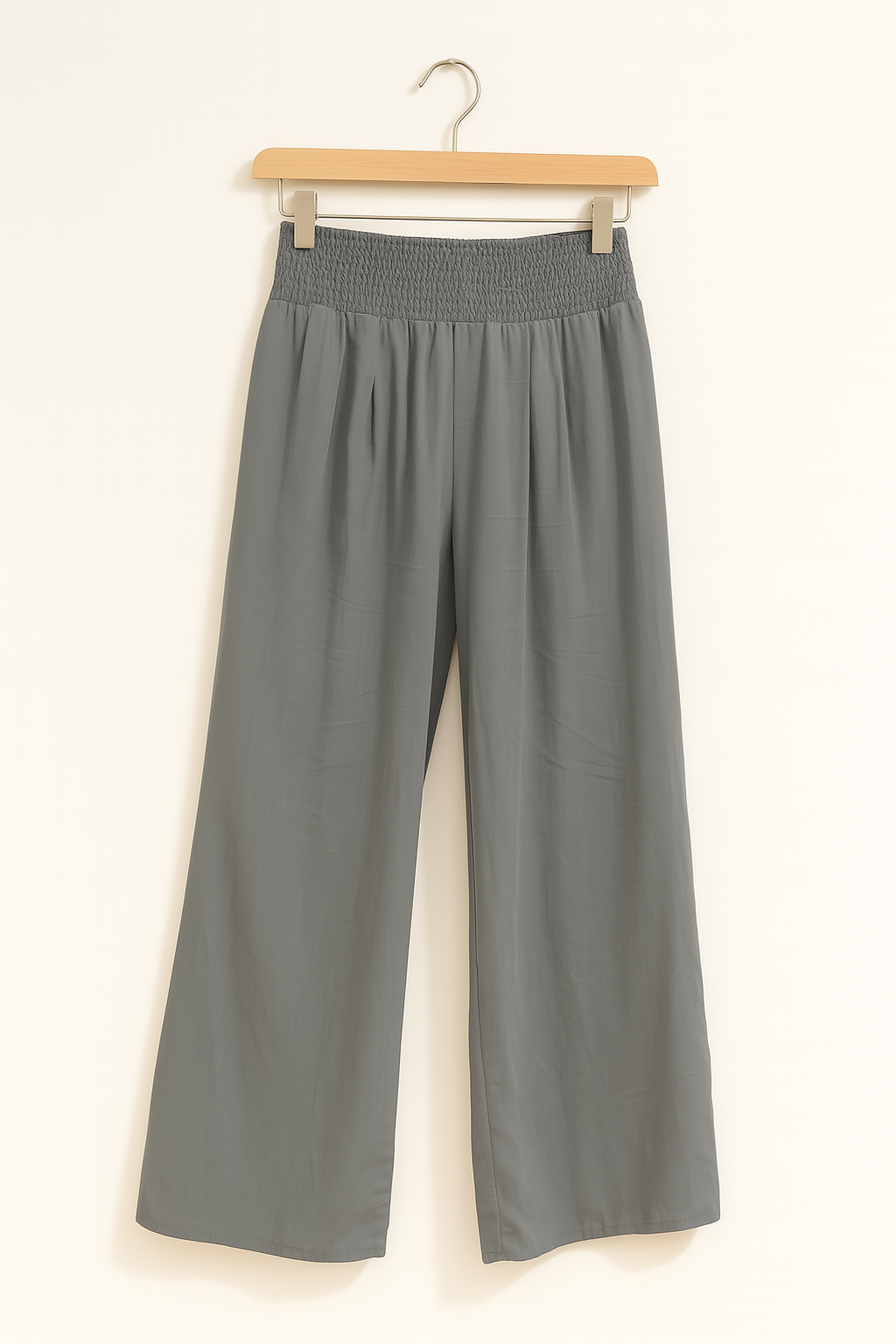Norvielle Damen Sommerhose Elastischer High-Waist-Bund - Norvielle