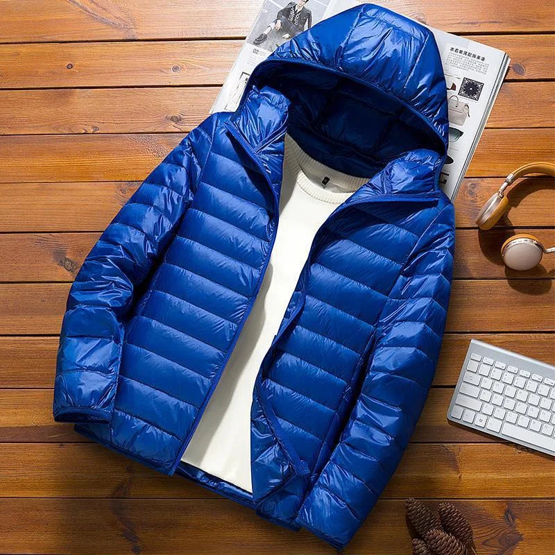 Leichte Damen Steppjacke Kapuze Schwarz - Norvielle