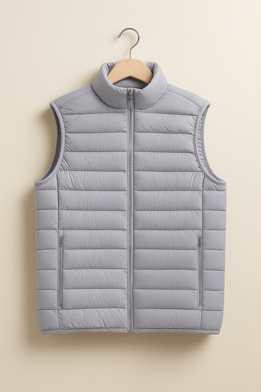 Herren Steppweste Ärmellos Nylon Schwarz - Norvielle