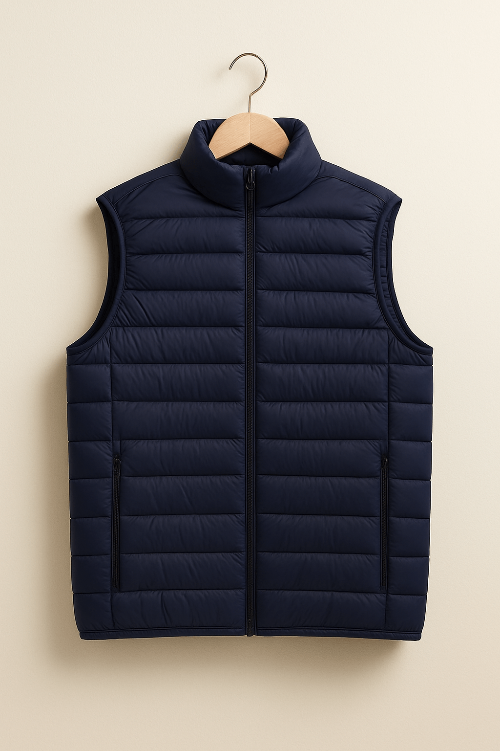 Herren Steppweste Ärmellos Nylon