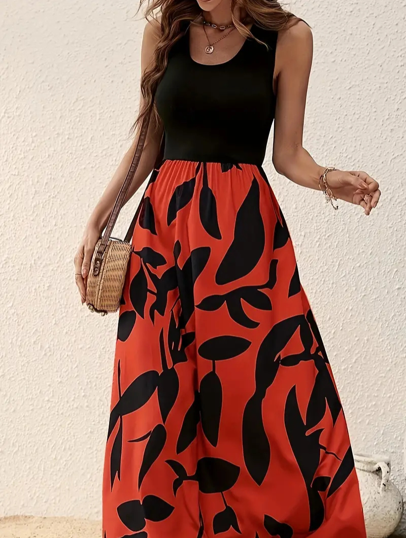 Leichtes Maxikleid von Elarova für den Sommer