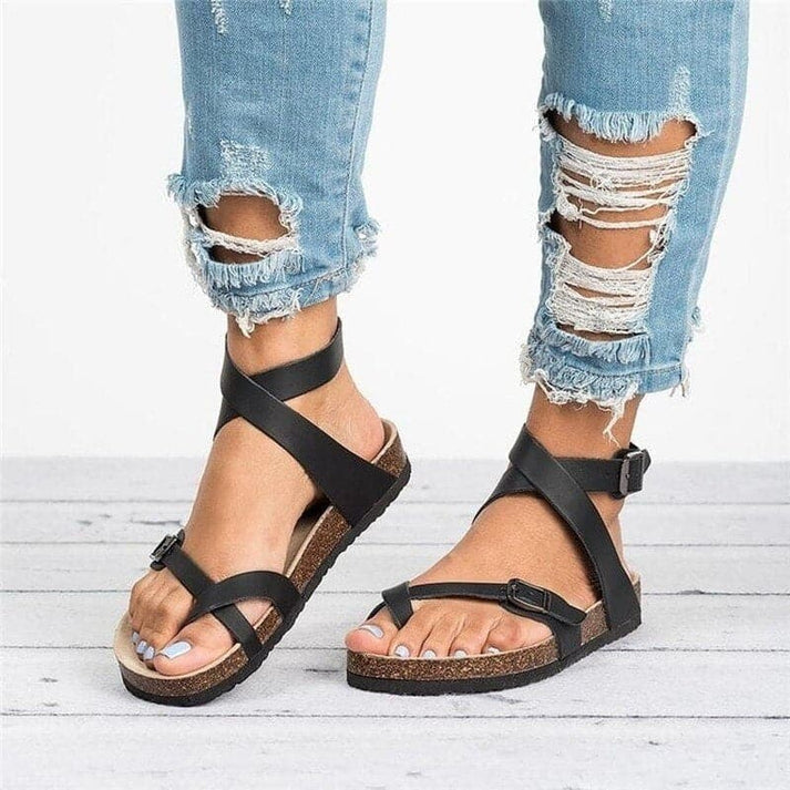 Damen Ledersandalen Klassisch