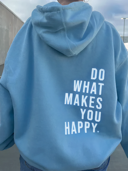 Damen Hoodie Buchstabenprint Bequem