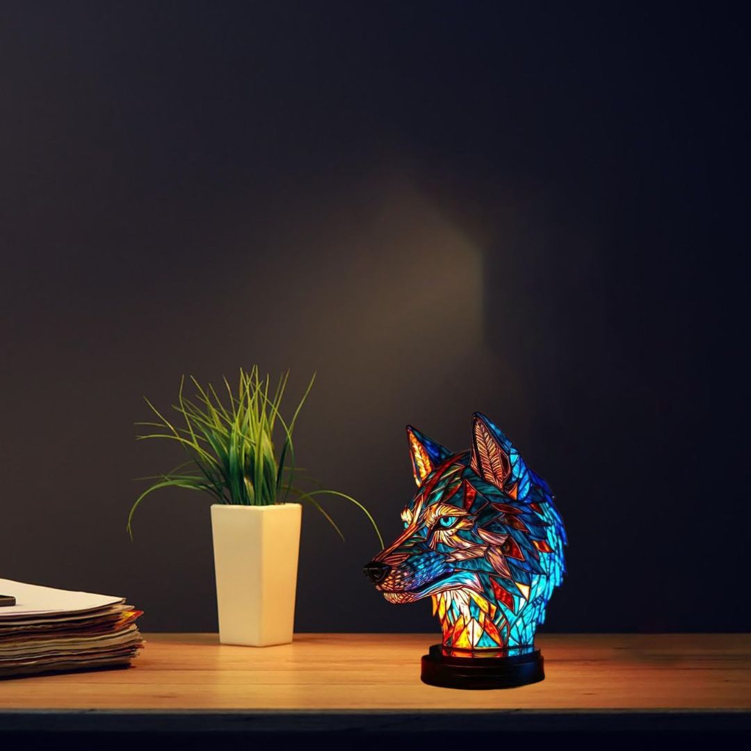 LeuchtWolf Handgemachte Herz-Lampe