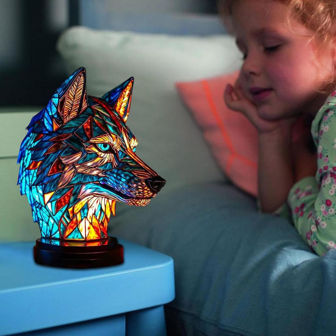 LeuchtWolf Handgemachte Herz-Lampe