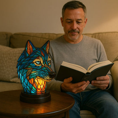LeuchtWolf Handgemachte Herz-Lampe