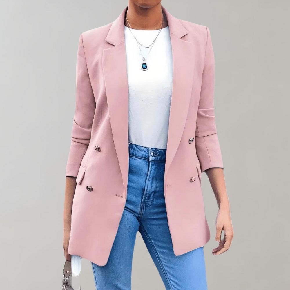 Norvielle Damen Revers-Blazer