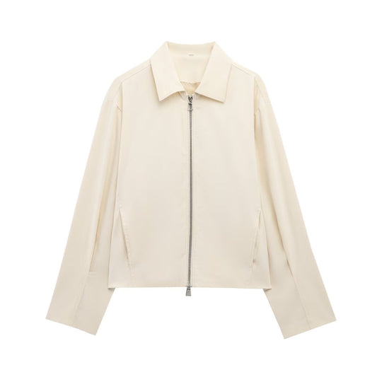 Herren Blazer Mit Reißverschluss Klassischer Kragen - Norvielle