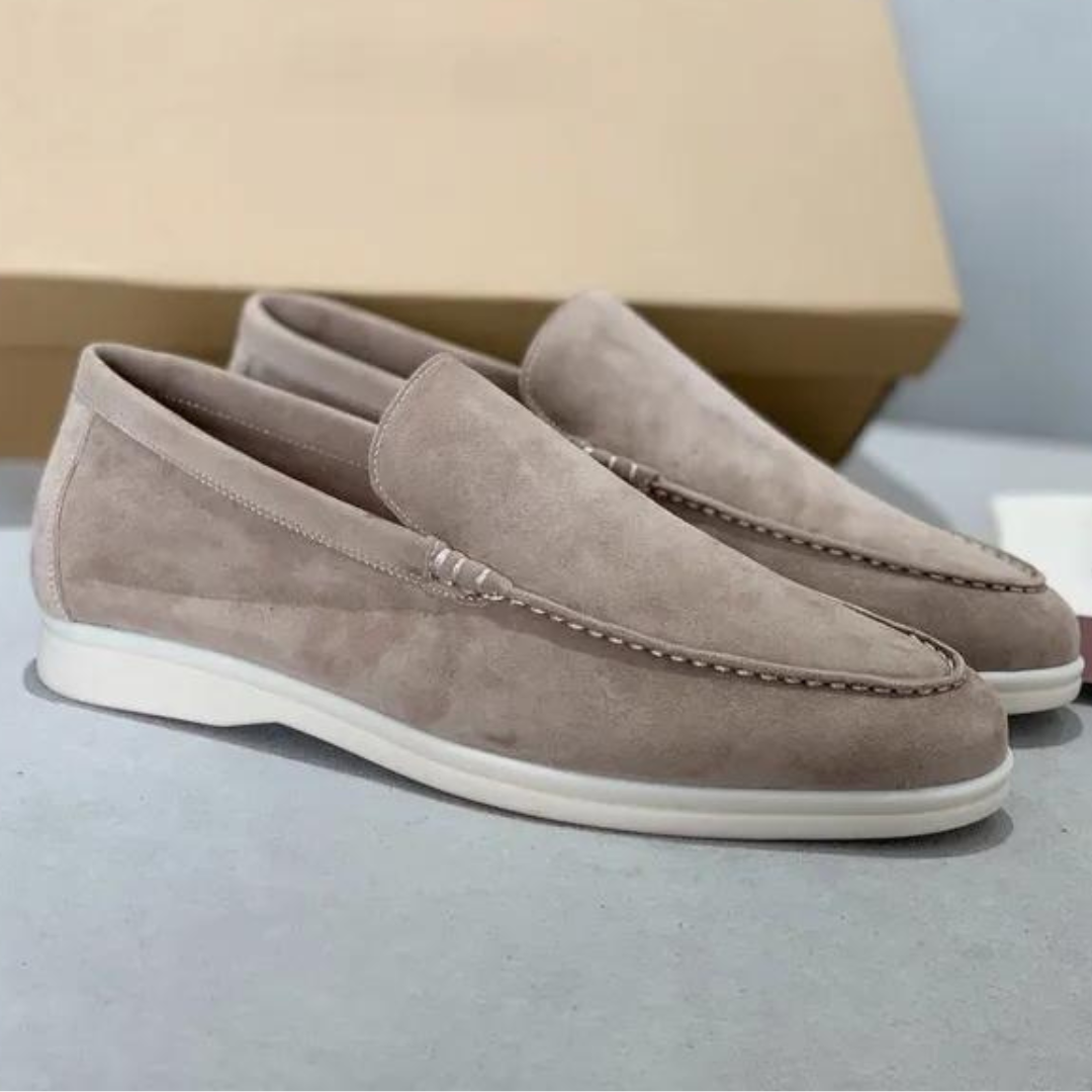 Herren Loafer Wildleder Ergonomisch Schwarz - Norvielle