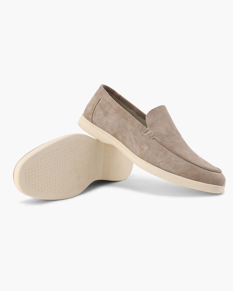 Herren 3-teiliges Set mit Halbzippullover, Loafers und Runde