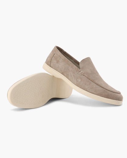 Herren 3-teiliges Set mit Halbzippullover, Loafers und Runde