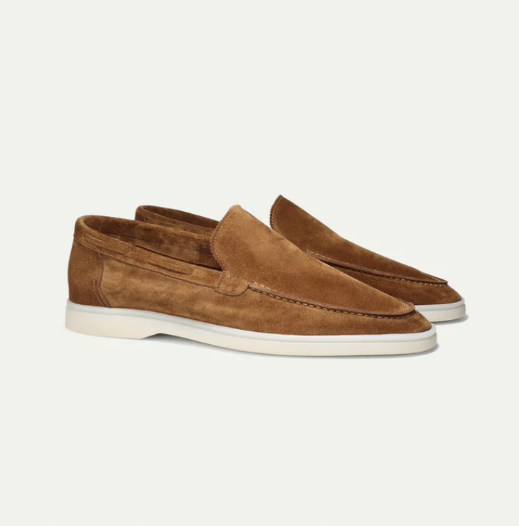 Herren Loafer Schuhe Ledersohle