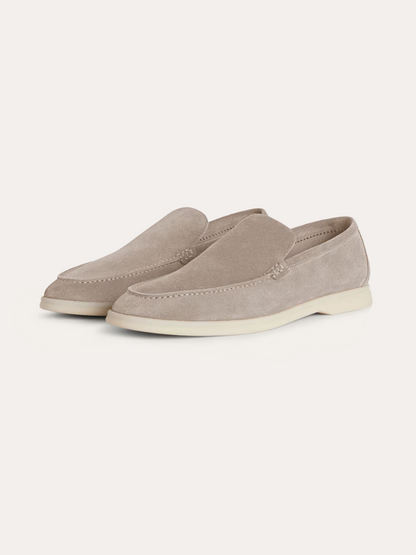 Herren Loafer Echtes Wildleder Beige - Norvielle