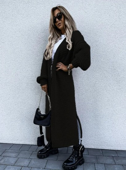 Norvielle Damen Cardigan Offen Rippverarbeitung Vielseitig