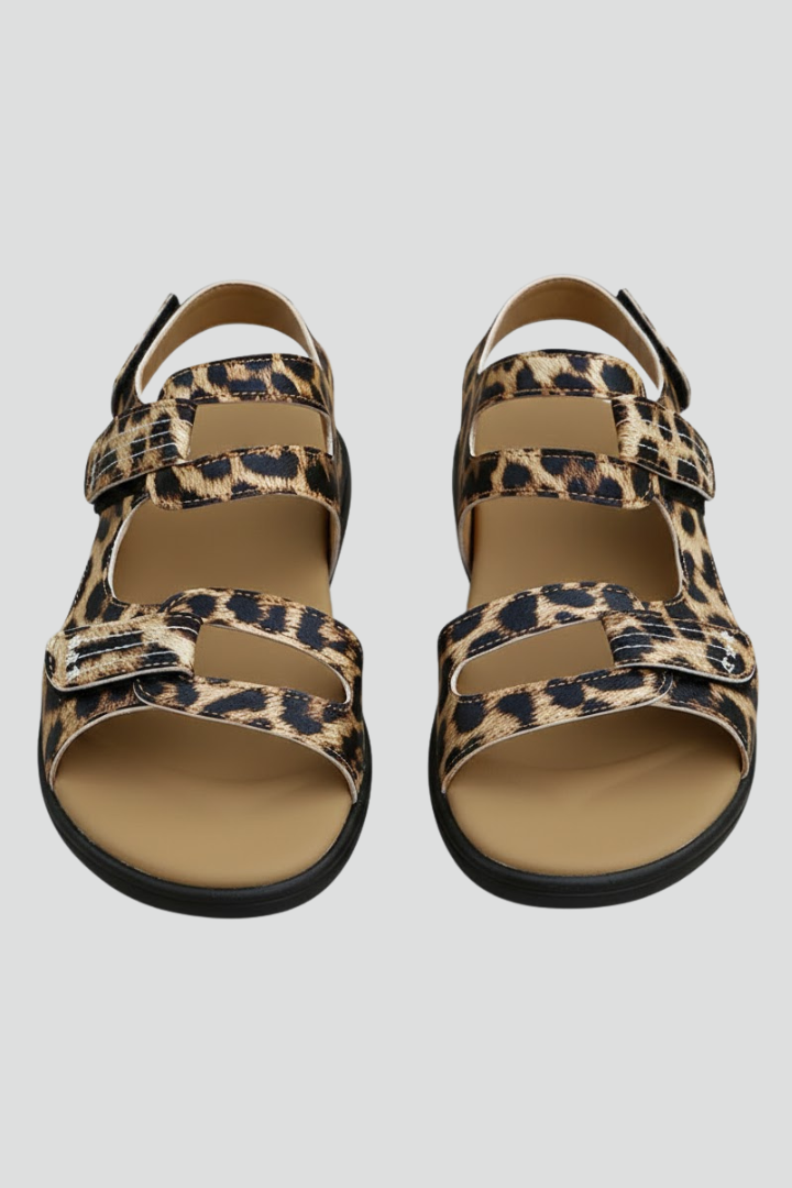 Damen Sandalen Mit Absatz Mehrere Riemen Schwarz - Norvielle