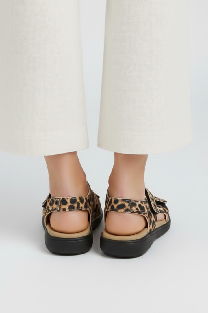 Damen Sandalen Mit Absatz Mehrere Riemen
