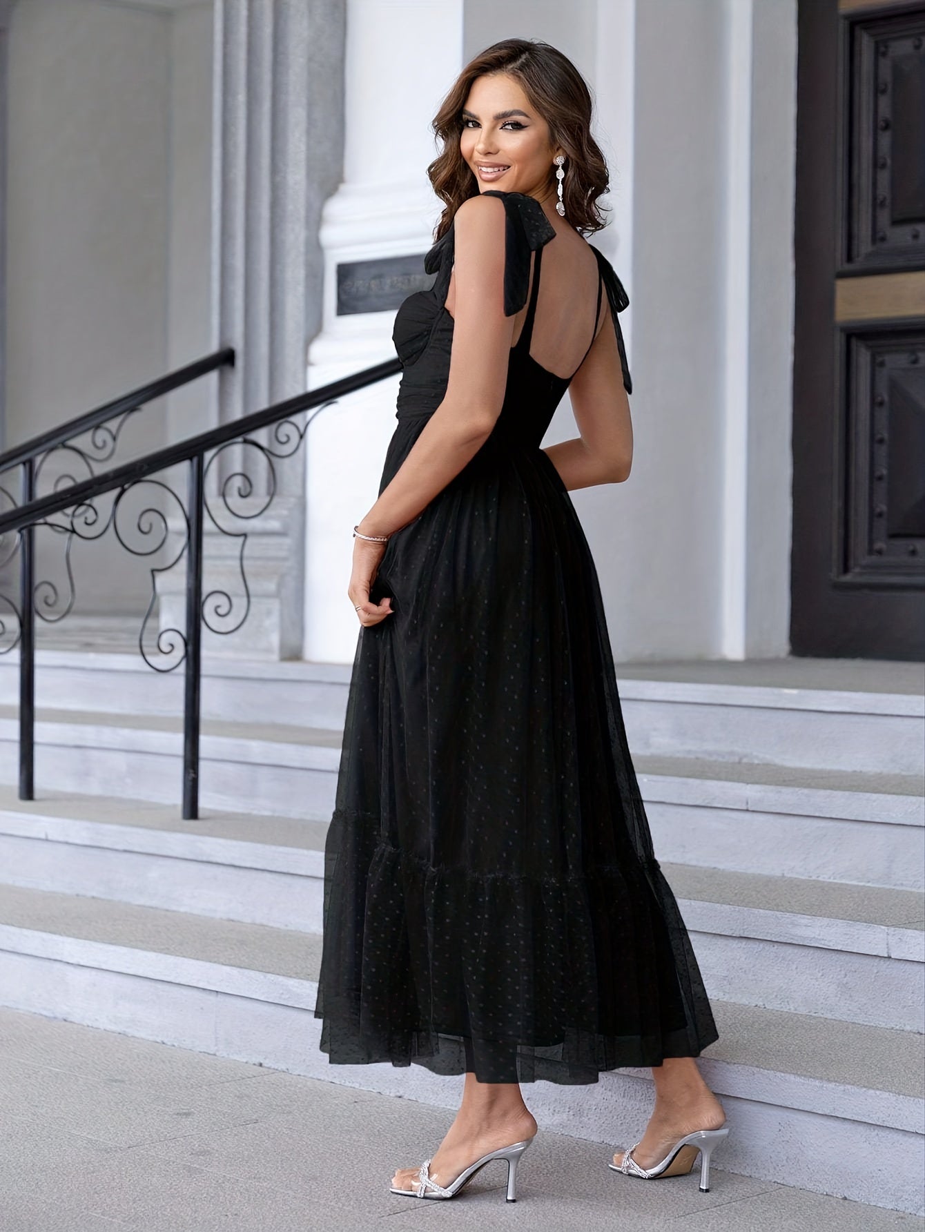 Norvielle Damen Abendkleid Elegant Länge - Norvielle