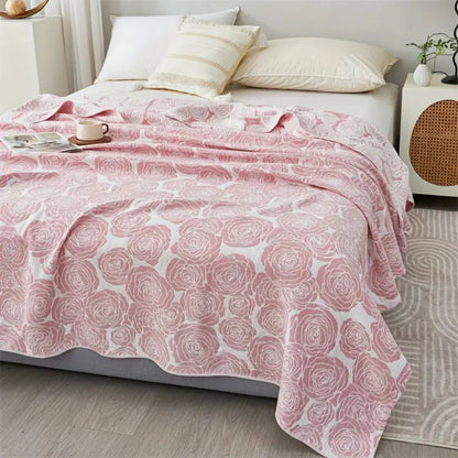 Lure Damen Baumwolldecke Rosa