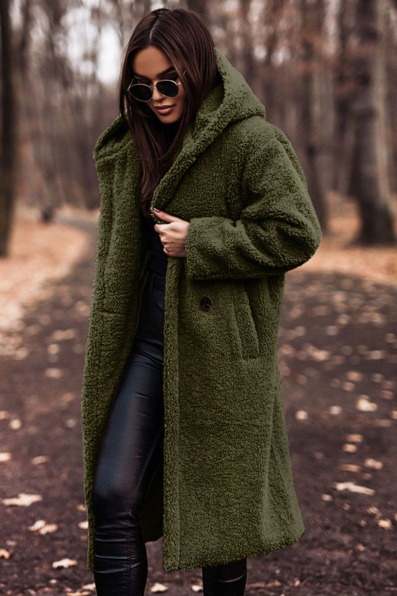 Norvielle Damen Teddy-Winterjacke