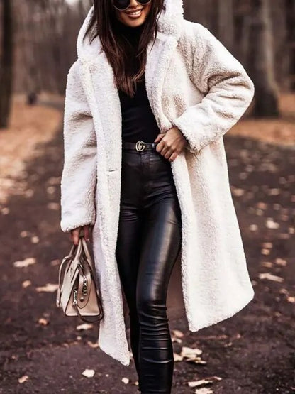 Norvielle Damen Teddy-Winterjacke