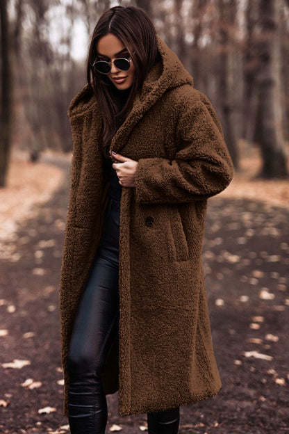 Norvielle Damen Teddy-Winterjacke
