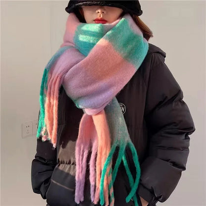 Damen Schal Elegantes Design Seide