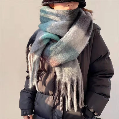 Damen Schal Elegantes Design Seide