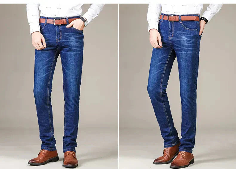 Herren Stretchjeans Gerade Geschnitten