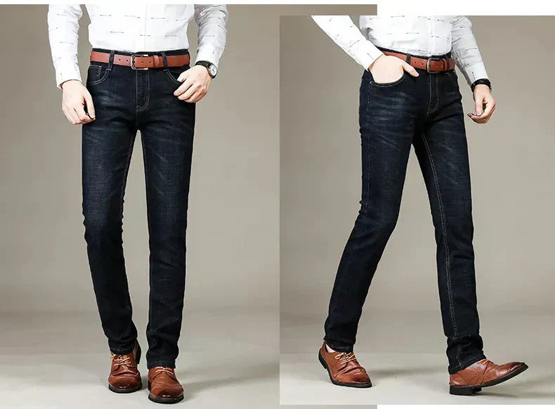 Herren Stretchjeans Gerade Geschnitten