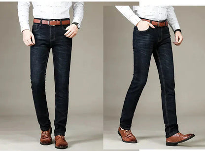 Herren Stretchjeans Gerade Geschnitten