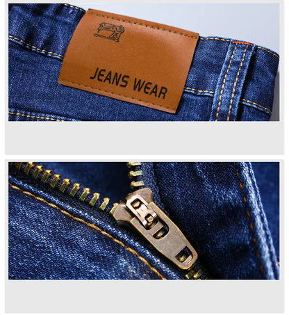 Herren Stretchjeans Gerade Geschnitten