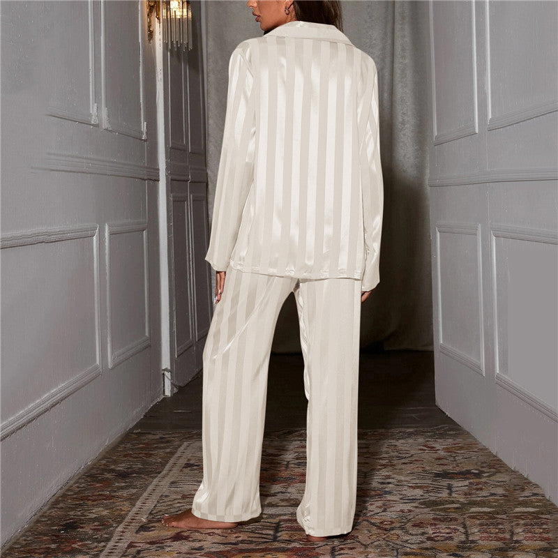 Damen Pyjama Glatt Baumwolle