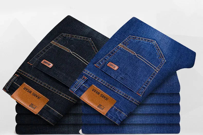 Herren Stretchjeans Gerade Geschnitten