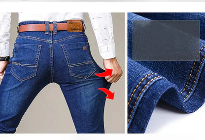 Herren Stretchjeans Gerade Geschnitten
