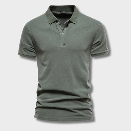Herren Poloshirt Kurzarm Knopfleiste
