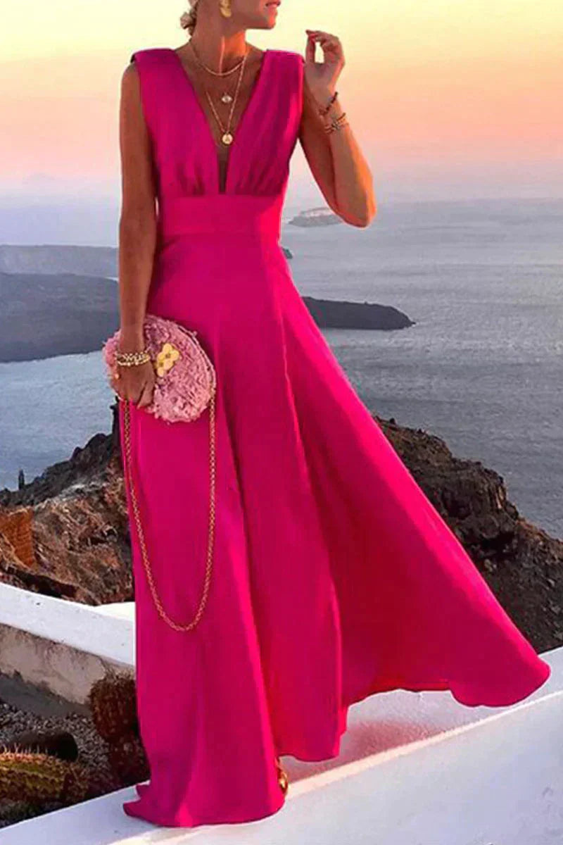 Damen Sommerkleid Flexibel Bedruckt - Norvielle