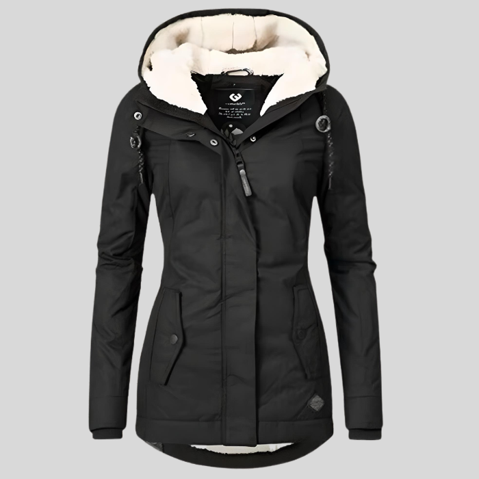 Damen Winterjacke Lang Wasserdicht