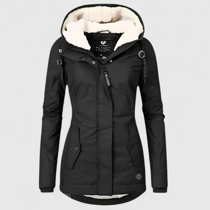 Seravia Damen Regenjacke Wasserdicht Stylisch