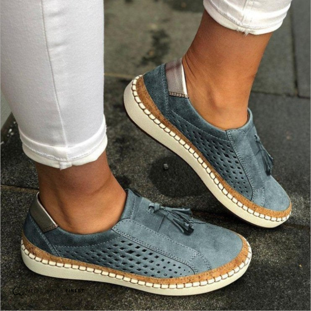 Damen Slip-On Plattform Gehschuhe Lilian