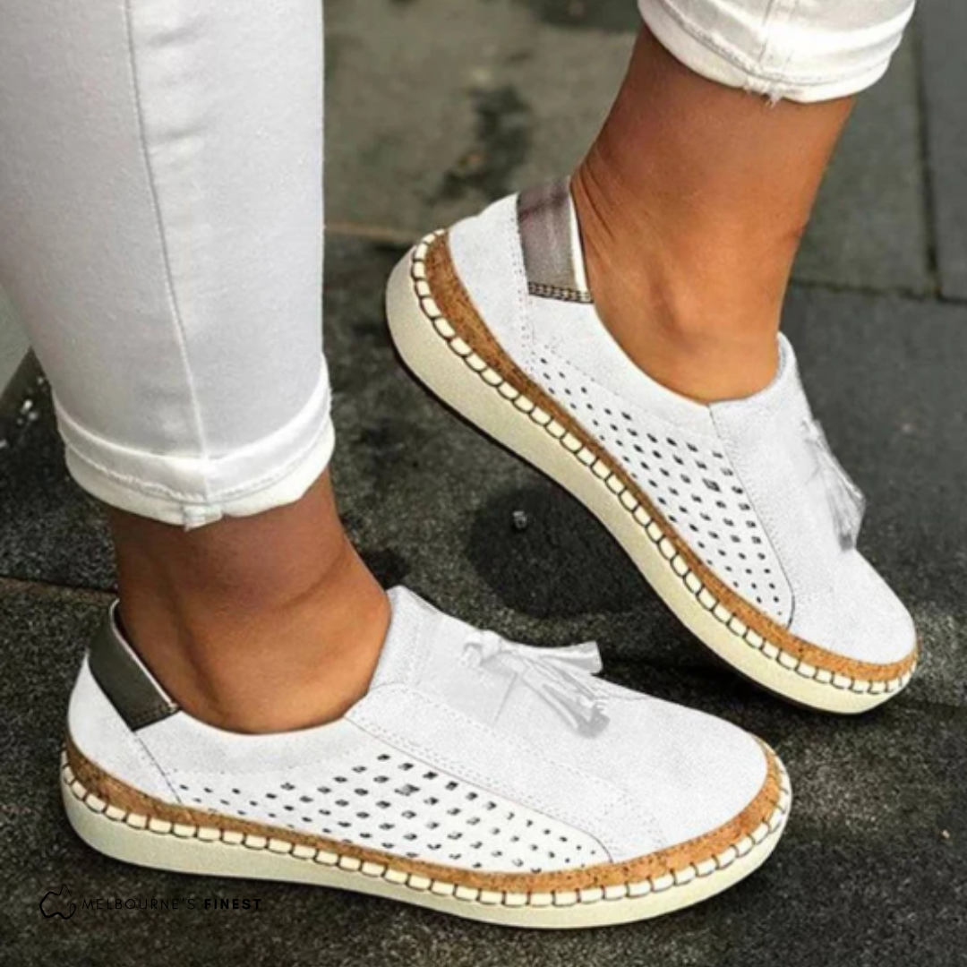 Damen Slip-On Plattform Gehschuhe Lilian