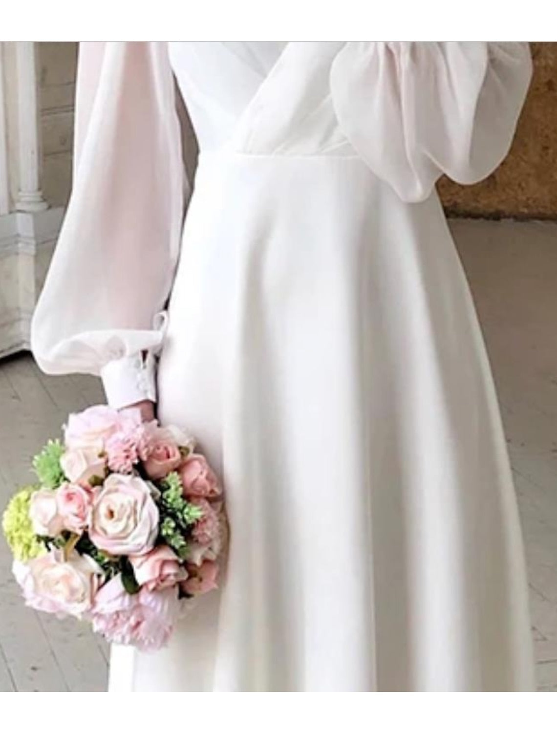 Damen Festkleid Midilänge