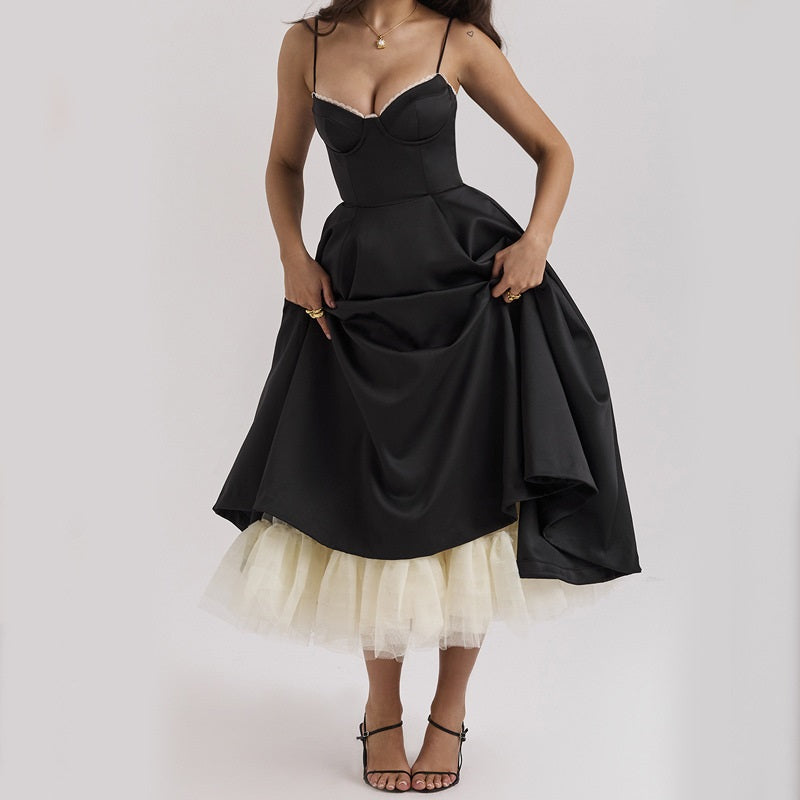 Elegantes Damenkleid Ohne Ärmel für Party